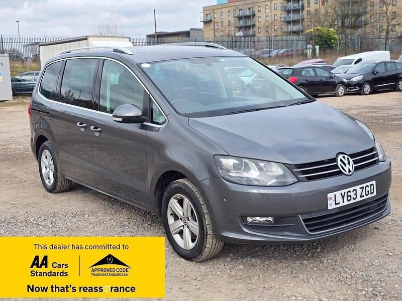 Grey Used 2014 VW Sharan SE MPV | £9,488 (Fair price) - Image 1/4