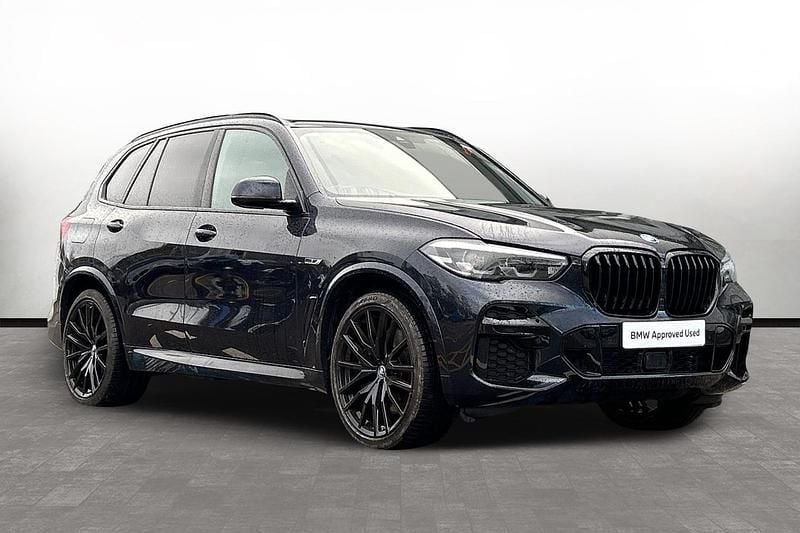 Black Used 2022 BMW X5 M Sport SUV | £42,700 (Good price) - Image 1/3
