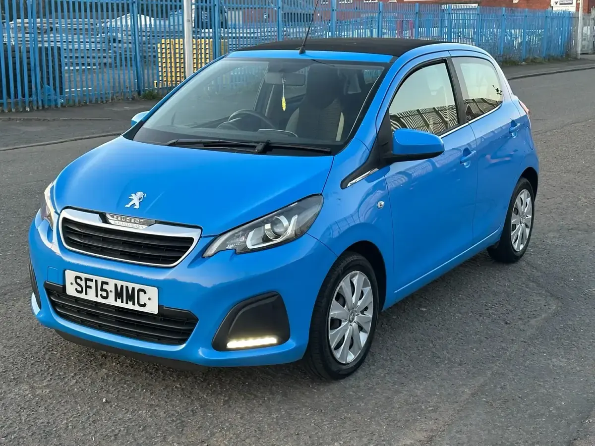Used Peugeot 108 Active 68 HP (50 kW) 2015 Blue Hatchback