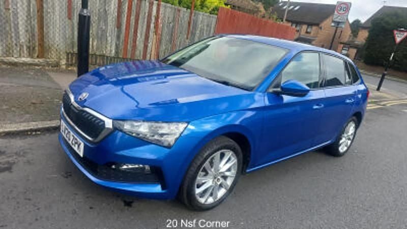 Used Skoda Scala SE L 2020 Blue Hatchback