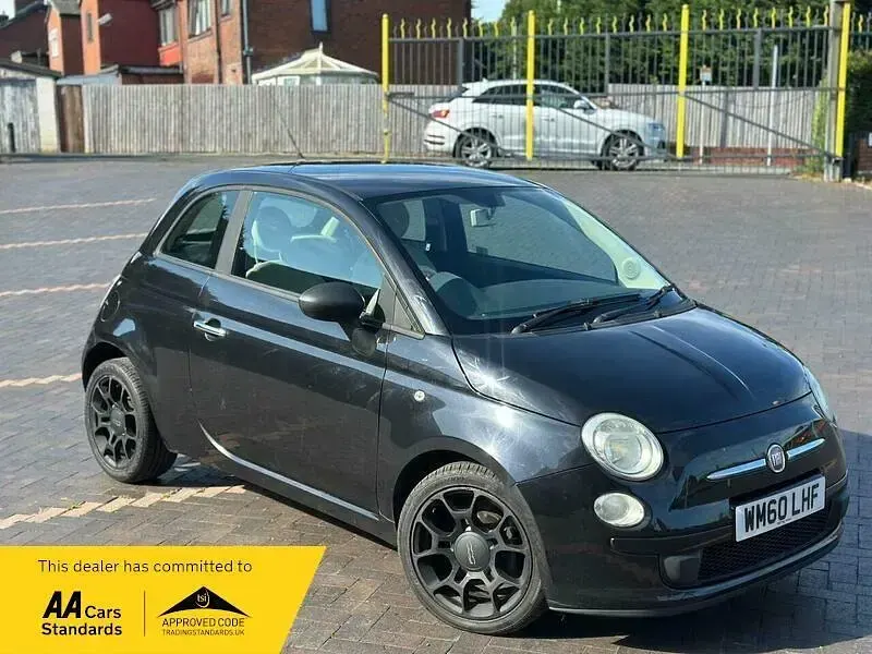 Used Fiat 500 Pop 69 HP (50 kW) 2011 Black Hatchback