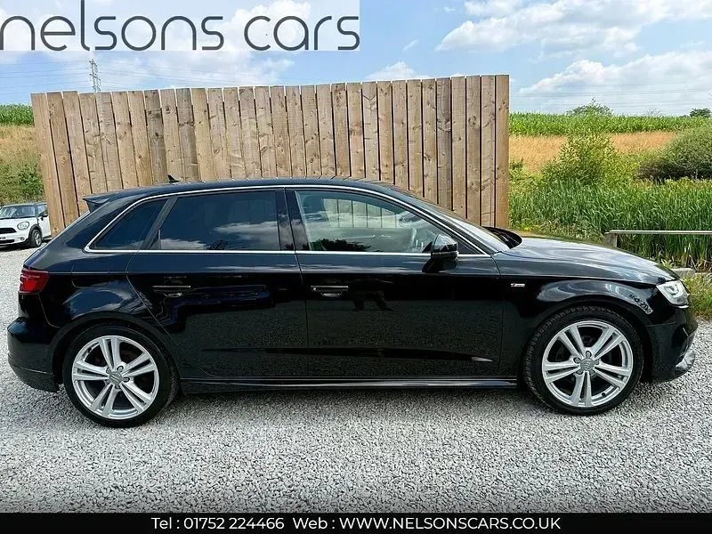 Used Audi A3 S-Line 150 HP (110 kW) 2018 Black Sedan