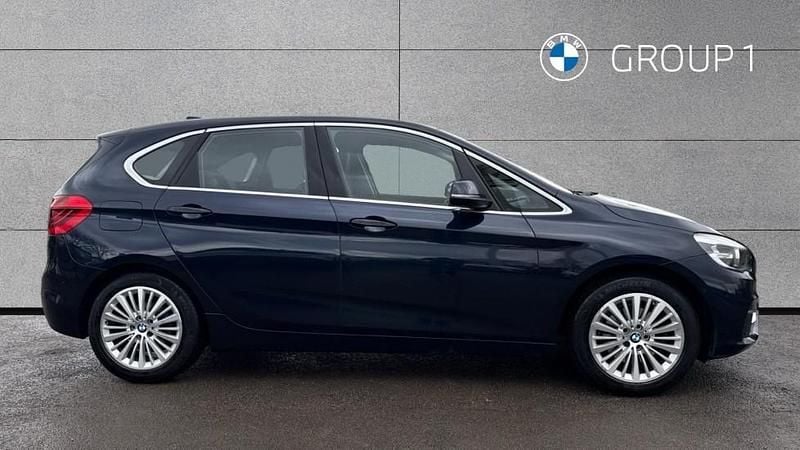 Used BMW 218 Active Tourer Luxury Line 134 HP (98 kW) 2015 Blue MPV