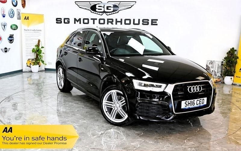 Black Used 2016 Audi Q3 S-line plus SUV | £13,495 (Fair price) - Image 1/4