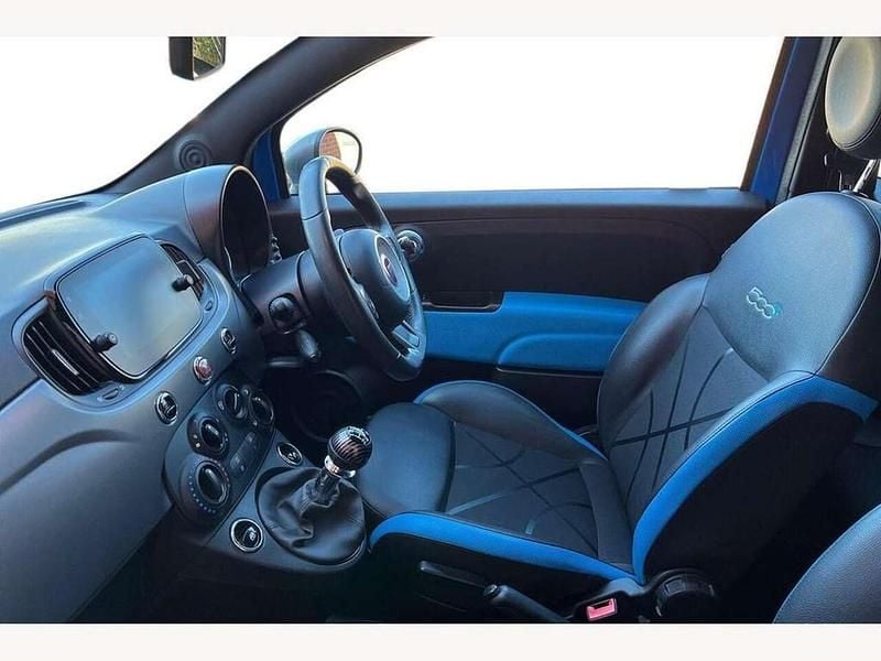 Used Fiat 500 S 69 HP (50 kW) 2018 Blue Hatchback