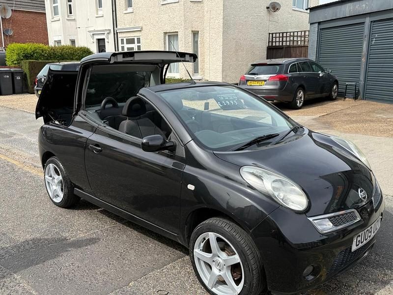 Używany Nissan Micra C+C Acenta 2009 Czarny Kabriolet