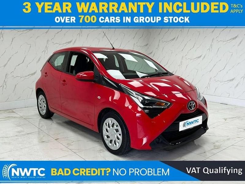 Red Used 2019 Toyota Aygo X-play Hatchback | £7,195 (Good price) - Image 1/4