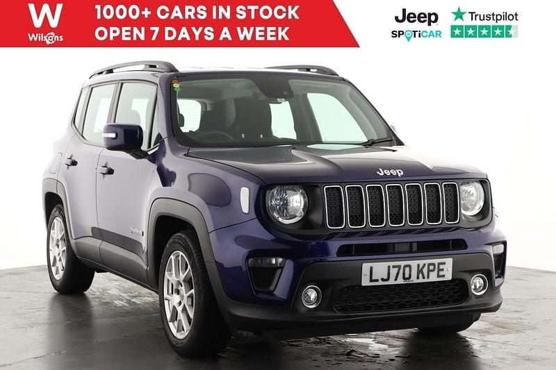 Blue Used 2020 Jeep Renegade Longitude SUV | £14,249 (Fair price) - Image 1/3