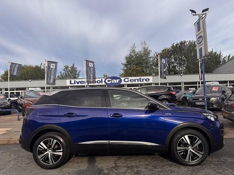 Used Peugeot 3008 GT-line 130 HP (95 kW) 2018 Blue Hatchback