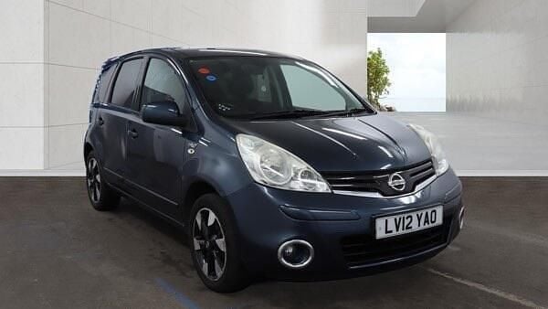 Used Nissan Note N-TEC 110 HP (80 kW) 2012 Blue Hatchback