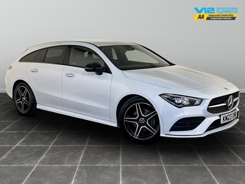 White Used 2023 Mercedes CLA180 AMG Line Premium Sedan | £23,295 (Good price) - Image 1/2