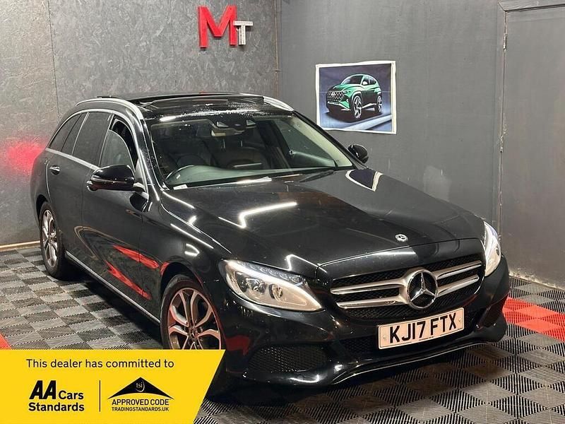 Used Mercedes C200 Premium 2017 Black Estate
