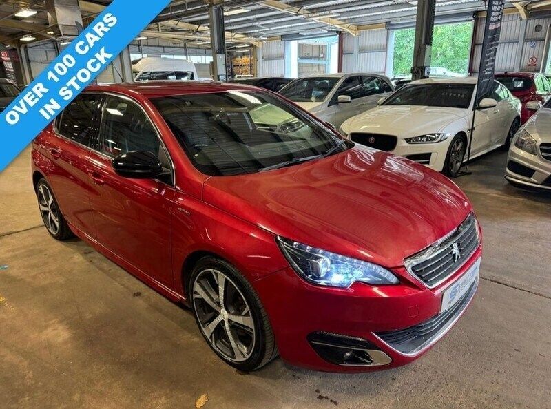 Red Used 2017 Peugeot 308 GT-line Hatchback | £6,390 (Fair price) - Image 1/4