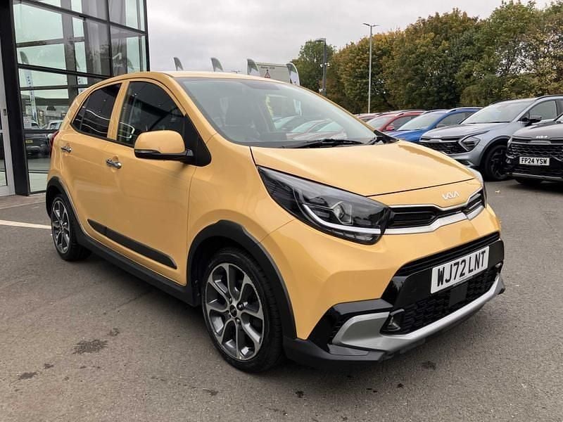 Yellow Used 2022 Kia Picanto X-Line Hatchback | £14,100 (Fair price) - Image 1/4