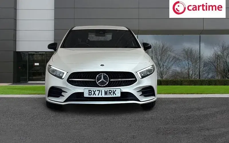 Used Mercedes A250 AMG line 218 HP (160 kW) 2021 White Sedan
