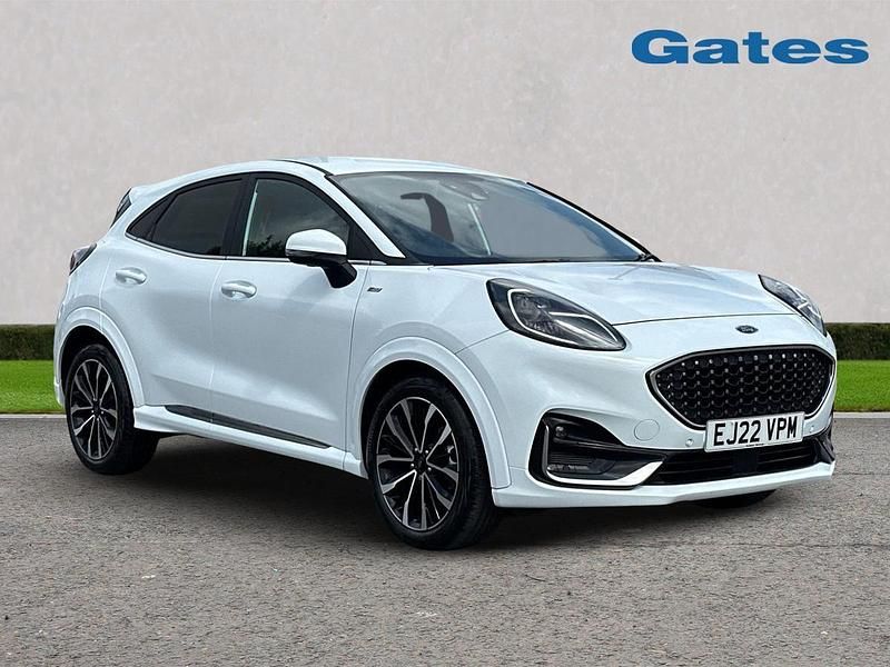 White Used 2022 Ford Puma ST-Line Hatchback | £18,499 (A bit pricey) - Image 1/4