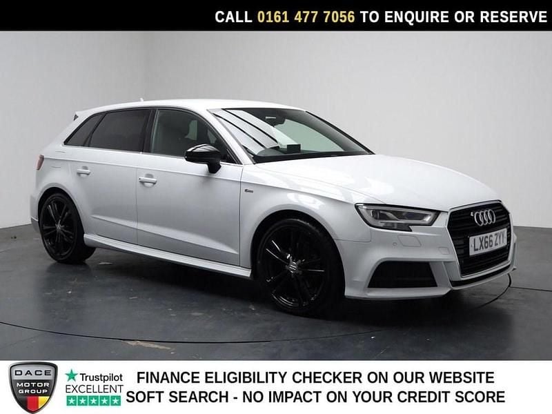 Used Audi A3 Sportback S-Line 150 HP (110 kW) 2016 White Hatchback