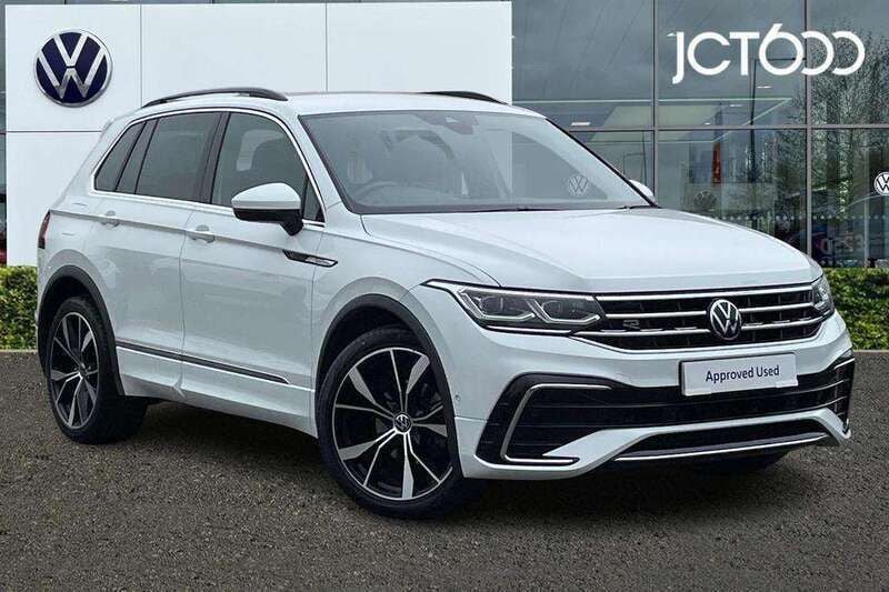 White Used 2021 VW Tiguan R-line SUV | £26,346 (Fair price) - Image 1/4