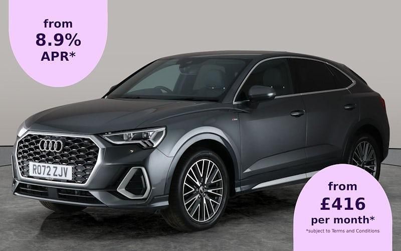 Grey Used 2022 Audi Q3 Sportback S-Line SUV | £27,496 (Fair price) - Image 1/3
