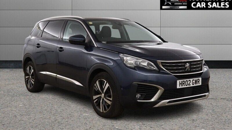 Blue Used 2018 Peugeot 5008 Allure MPV | £15,150 (Fair price) - Image 1/4