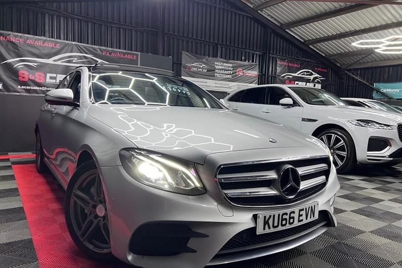 Silver Used 2016 Mercedes E220 AMG Line Premium Sedan | £10,995 (Fair price) - Image 1/1