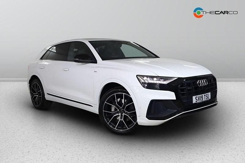 White Used 2019 Audi Q8 Advanced SUV | £37,975 - Image 1/3