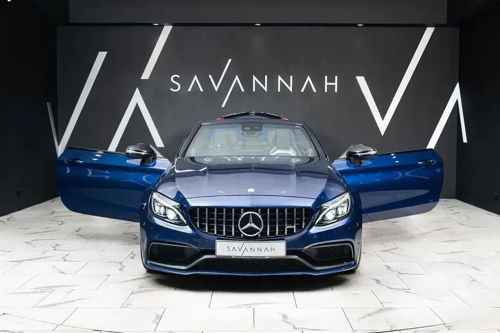 Used Mercedes C63 AMG Premium 2016 Blue Cabriolet