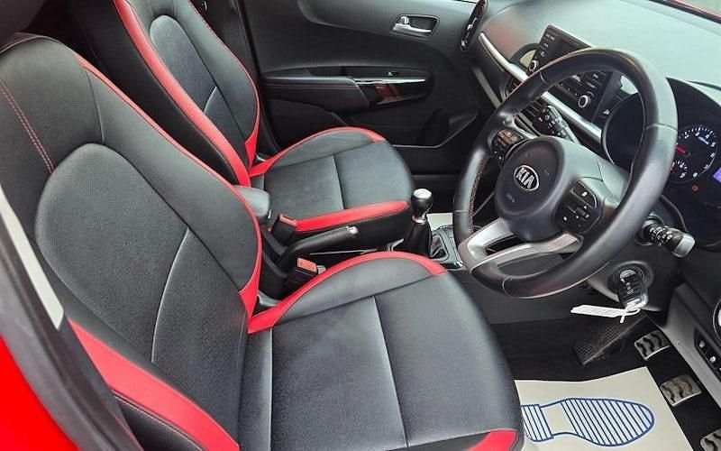 Used Kia Picanto GT-Line 67 HP (49 kW) 2018 Red Hatchback