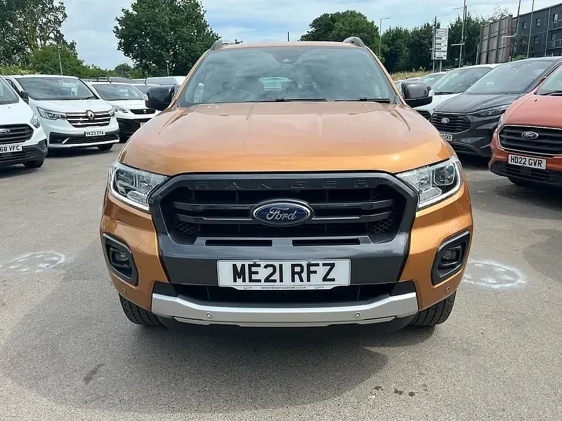 Used Ford Ranger Wildtrack 2021 Orange Pickup
