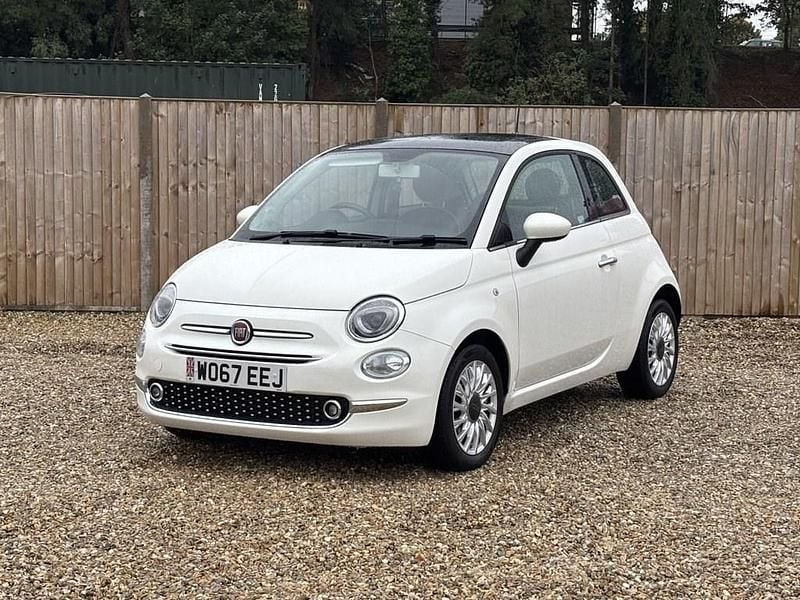 White Used 2018 Fiat 500 Lounge Hatchback | £6,100 (Fair price) - Image 1/4
