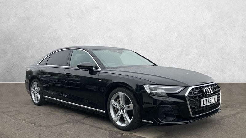 Used Audi A8L S-Line 456 HP (335 kW) 2023 Black Sedan