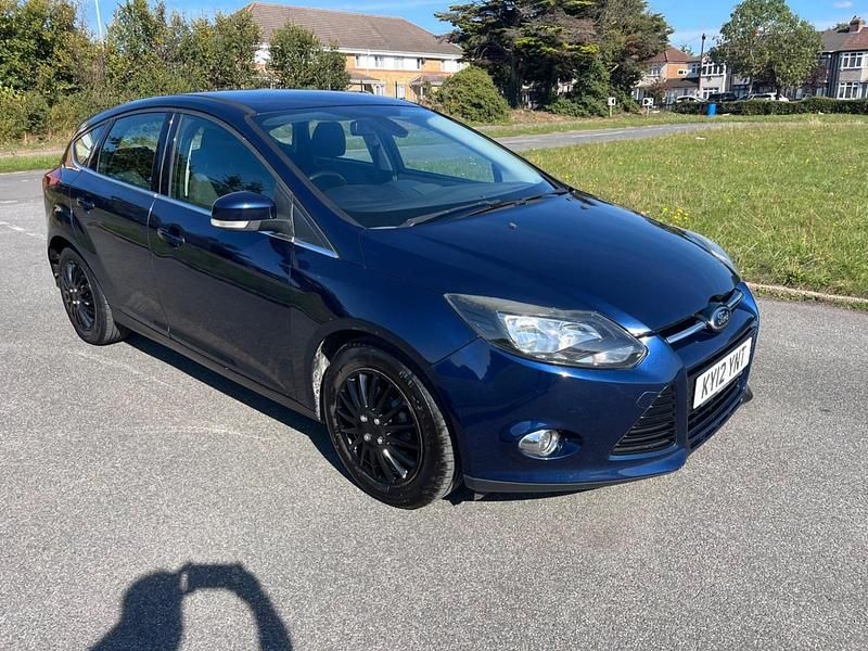 Blue Used 2012 Ford Focus Titanium Hatchback | £2,995 (Good price) - Image 1/4