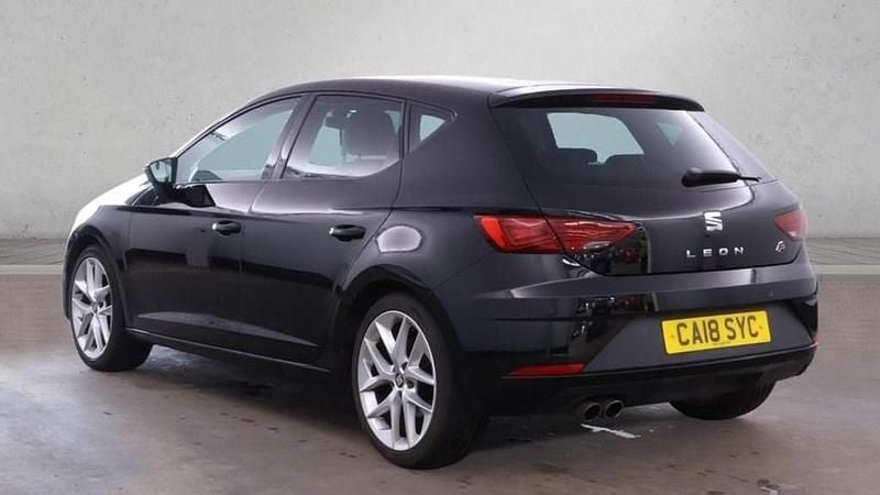 Used Seat Leon FR 125 HP (91 kW) 2018 Black Hatchback