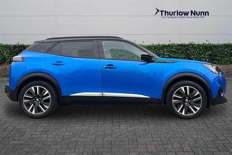 Used Peugeot e-2008 Premium 100 kW (136 HP) 2021 Blue SUV