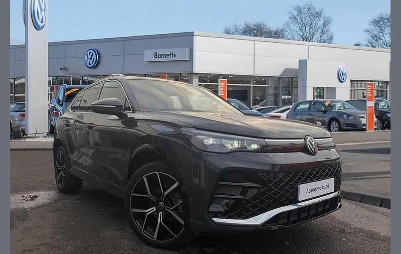 Grey Used 2024 VW Tiguan R-line SUV | £33,499 (A bit pricey) - Image 1/4