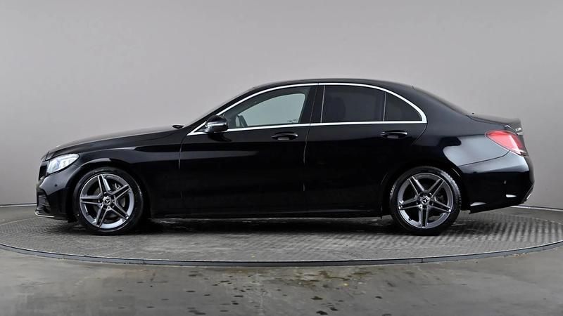 Used Mercedes C220 AMG line 194 HP (142 kW) 2021 Black Sedan