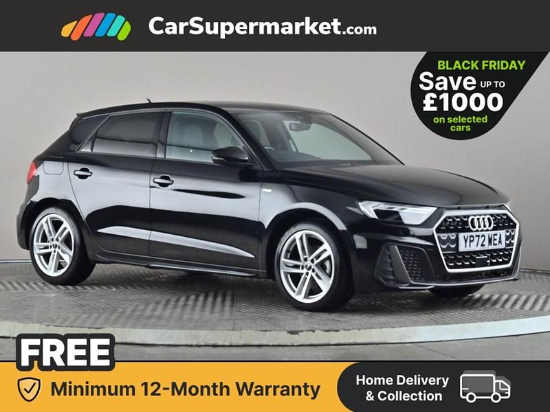 Black Used 2022 Audi A1 S-Line Hatchback | £21,676 (Fair price) - Image 1/3