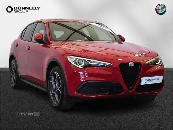 Begagnad Alfa Romeo Stelvio Sprint 2022 Röd SUV