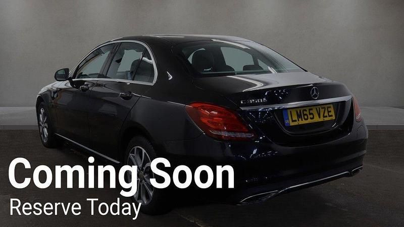 Used Mercedes C350e 2015 Black Sedan
