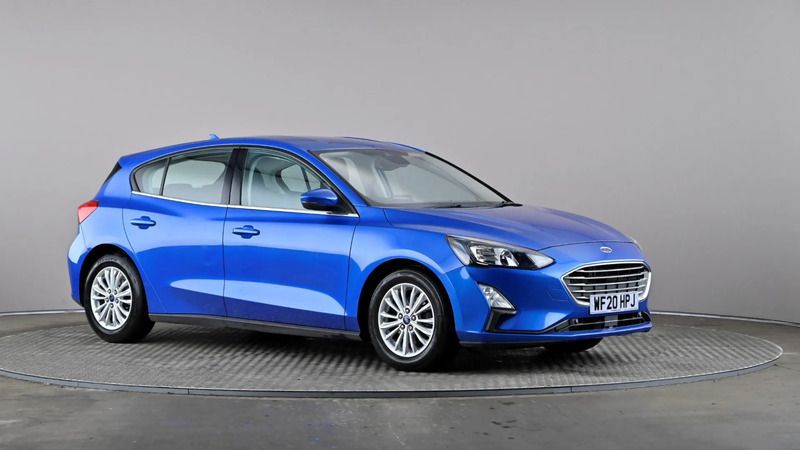 Blue Used 2020 Ford Focus Titanium Hatchback | £10,998 (Fair price) - Image 1/4