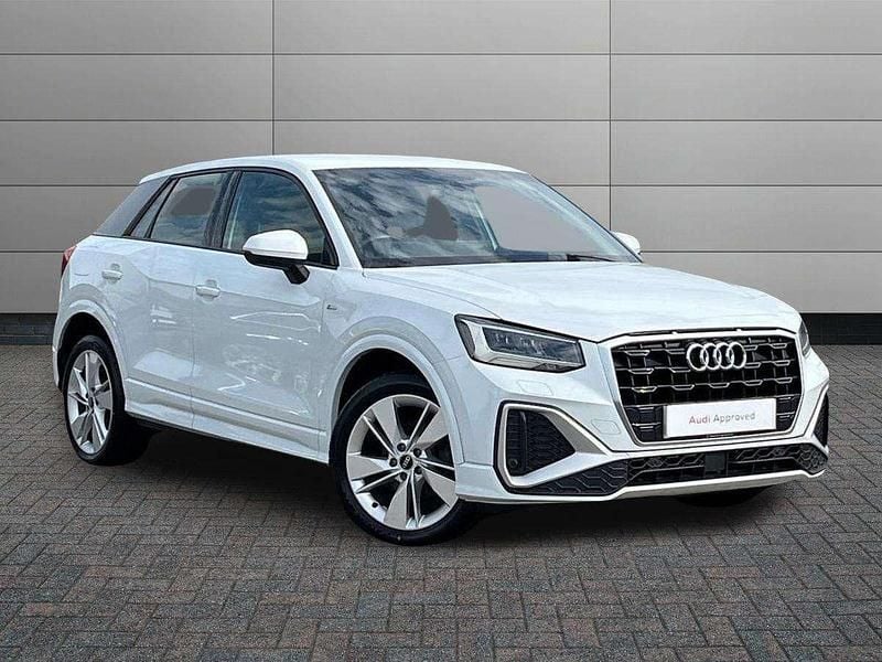 White Used 2021 Audi Q2 S-Line SUV | £19,991 (Fair price) - Image 1/4