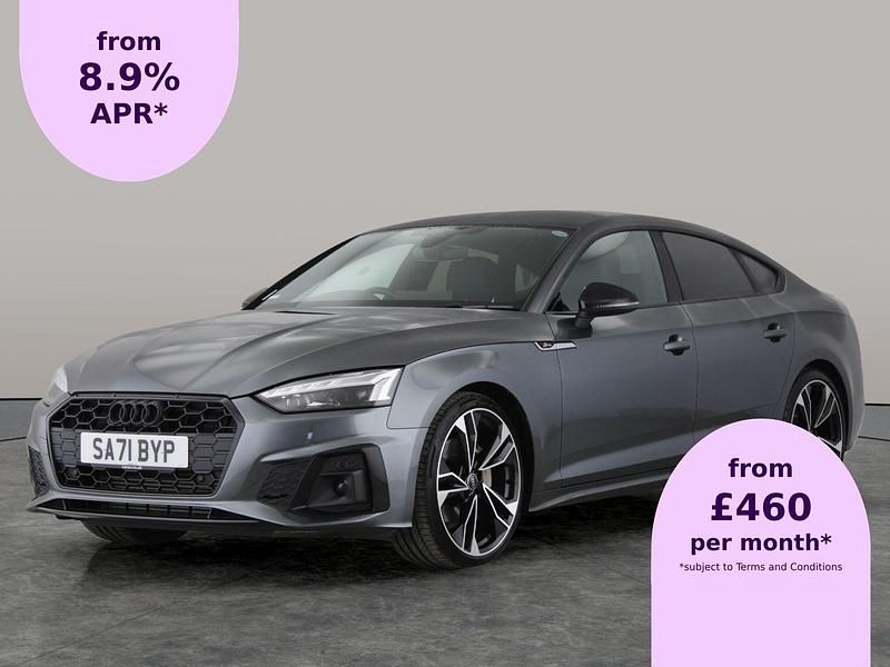 Grey Used 2021 Audi A5 Sportback Black Edition Hatchback | £28,837 (A bit pricey) - Image 1/1