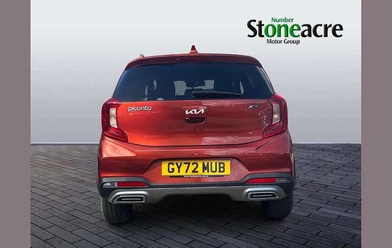 Used Kia Picanto X-Line 67 HP (49 kW) 2022 Orange Hatchback