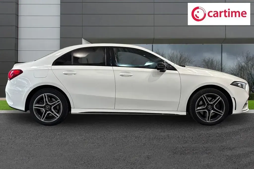 Used Mercedes A250 AMG line 218 HP (160 kW) 2021 White Sedan
