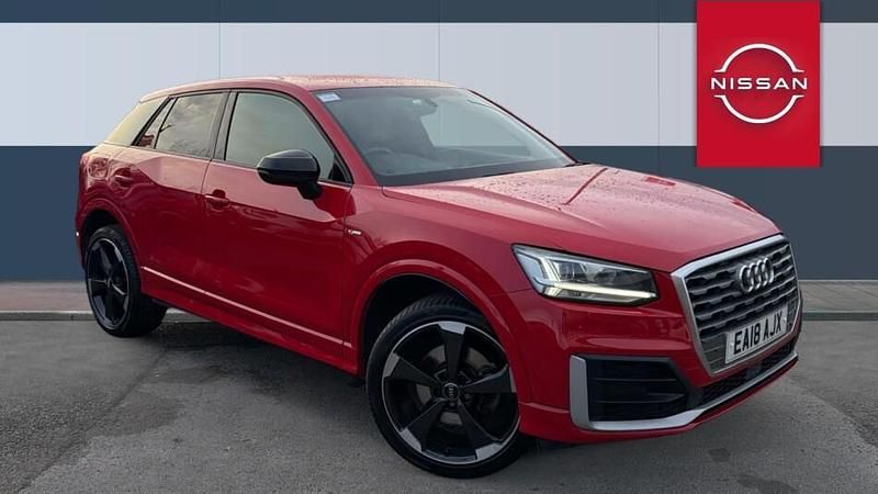 Red Used 2018 Audi Q2 S-Line SUV | £14,123 (Good price) - Image 1/3