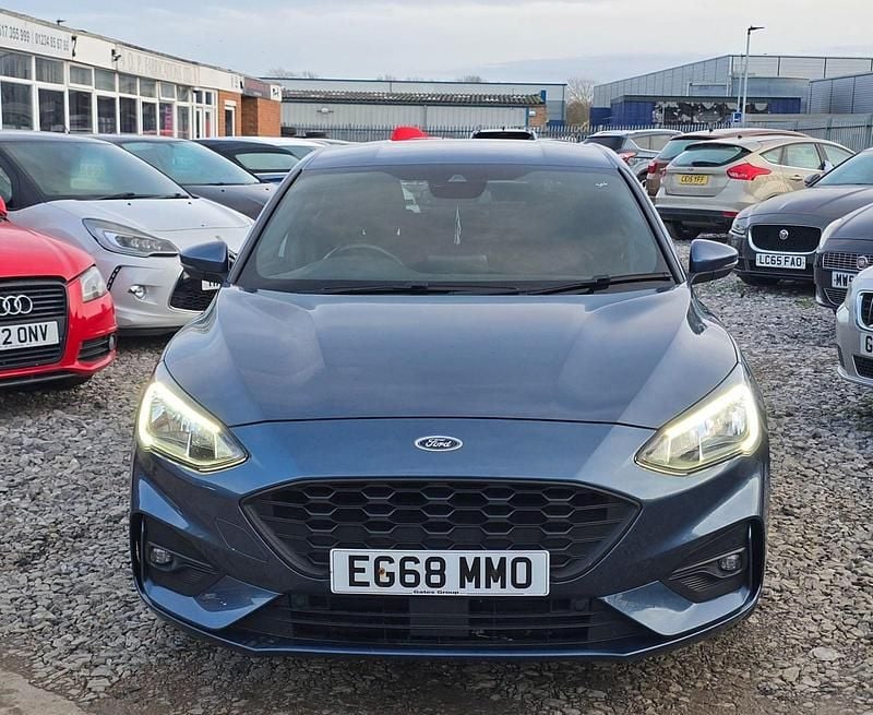 Used Ford Focus ST-Line X 125 HP (91 kW) 2019 Blue Hatchback