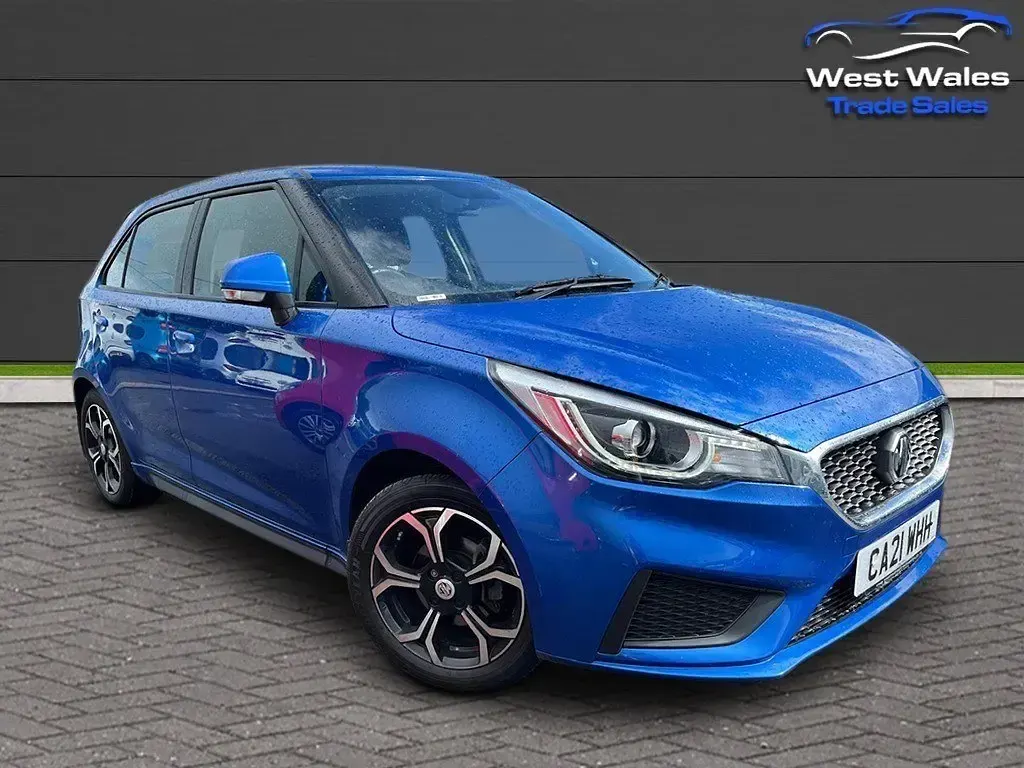 Usado MG MG3 Excite 106 HP (77 kW) 2021 Azul Citadino