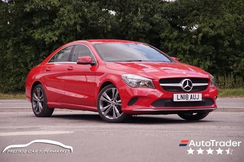 Red Used 2018 Mercedes CLA180 Sedan | £12,199 (Fair price) - Image 1/4