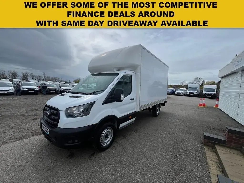 Used Ford Transit S 130 HP (95 kW) 2022 White Cabriolet