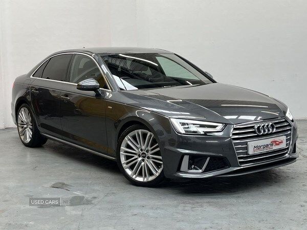Grey Used 2019 Audi A4 S-Line Sedan | £15,645 (A bit pricey) - Image 1/3
